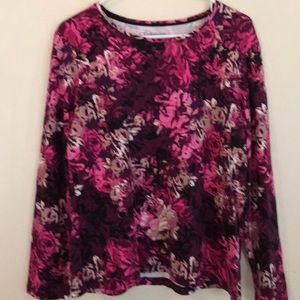 Long sleeve cotton T-shirt